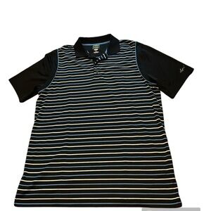 Shark Greg Norman For Tasso Ella Striped Polo sz XL